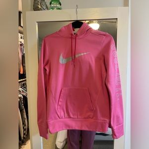 Pink nike hoodie